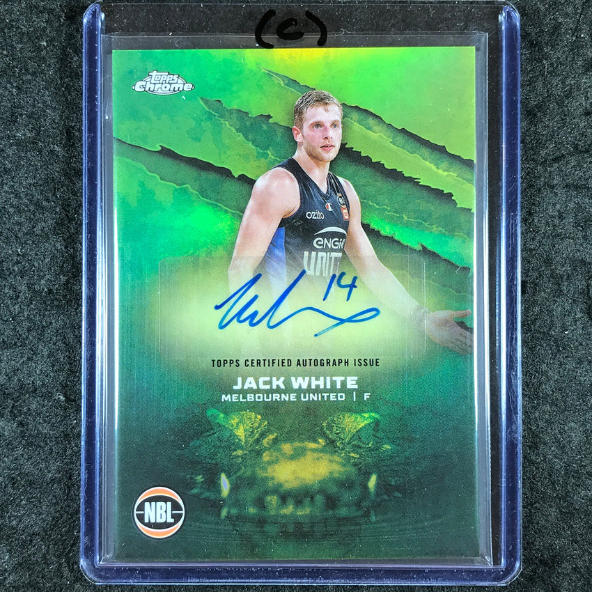 2024-25 Topps Chrome NBL JACK WHITE NBL Auto Refractor #JW (C)