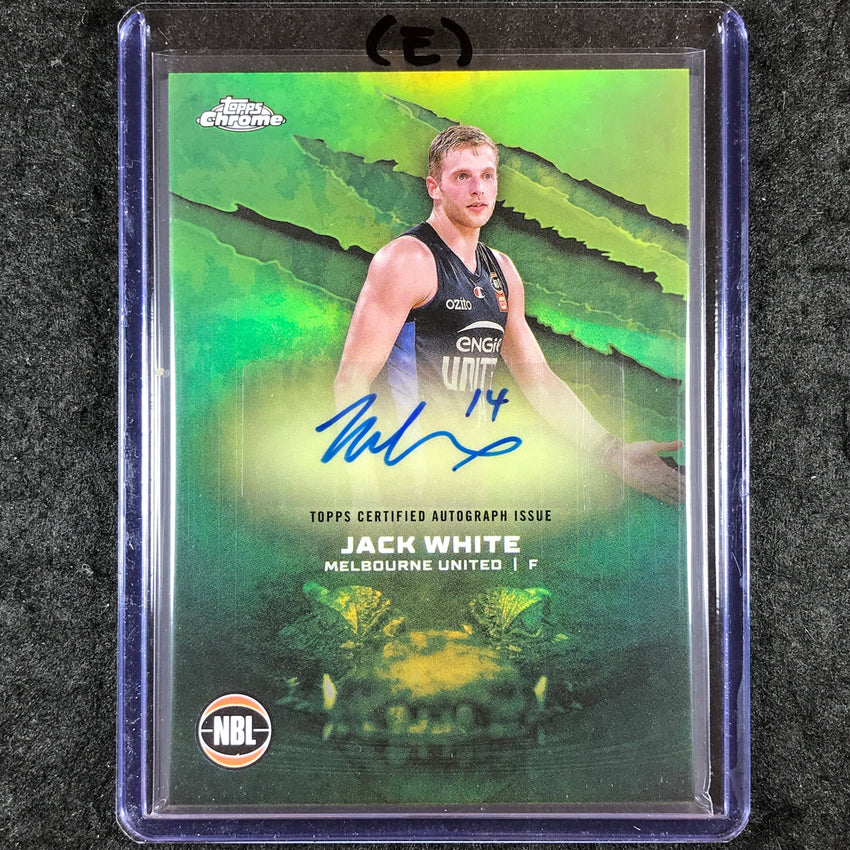 2024-25 Topps Chrome NBL JACK WHITE NBL Auto Refractor #JW (E)
