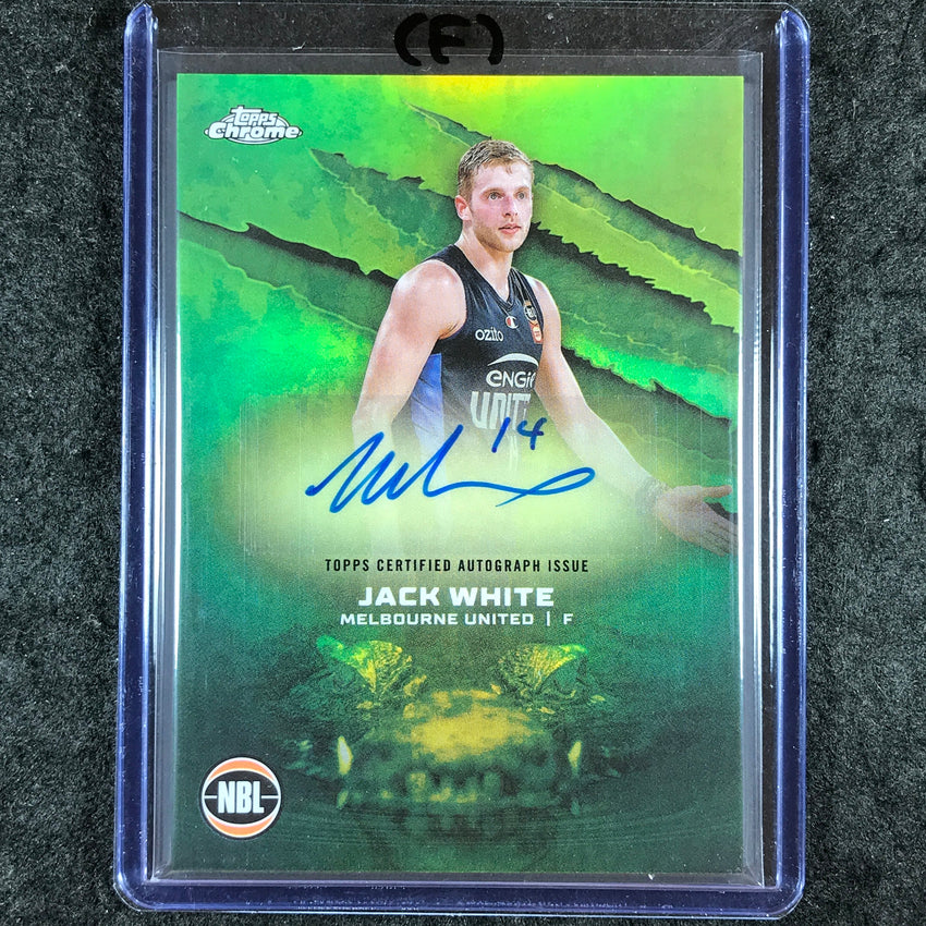 2024-25 Topps Chrome NBL JACK WHITE NBL Auto Refractor #JW (F)