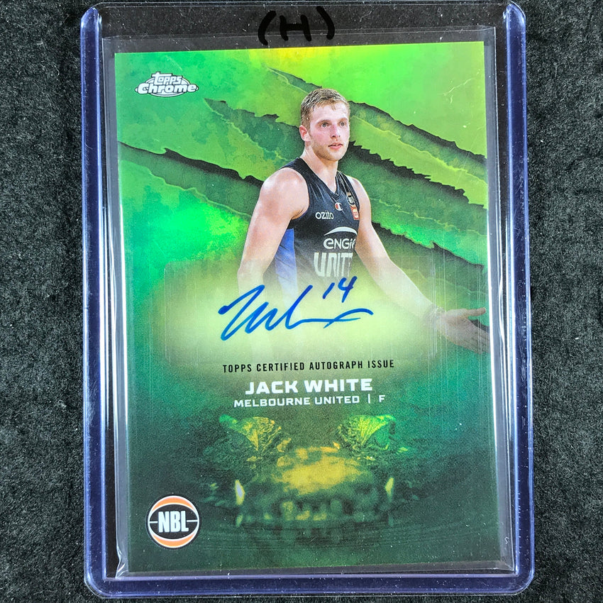 2024-25 Topps Chrome NBL JACK WHITE NBL Auto Refractor #JW (H)