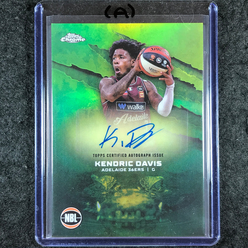 2024-25 Topps Chrome NBL KENDRIC DAVIS NBL Auto Refractor #KD (A)
