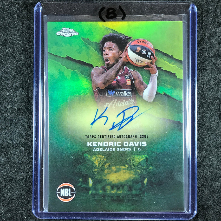 2024-25 Topps Chrome NBL KENDRIC DAVIS NBL Auto Refractor #KD (B)