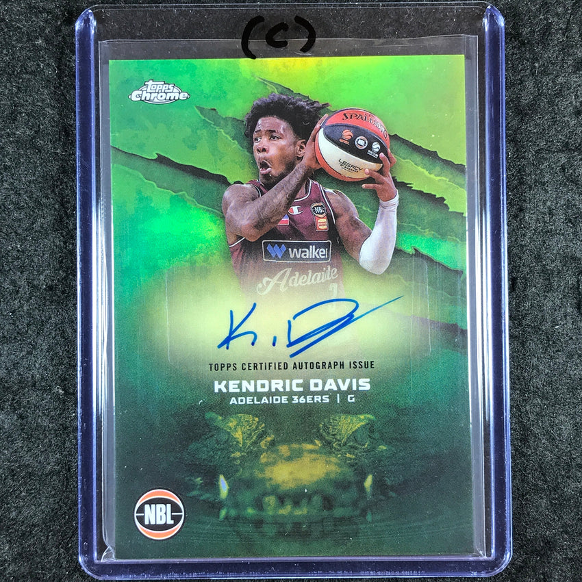2024-25 Topps Chrome NBL KENDRIC DAVIS NBL Auto Refractor #KD (C)