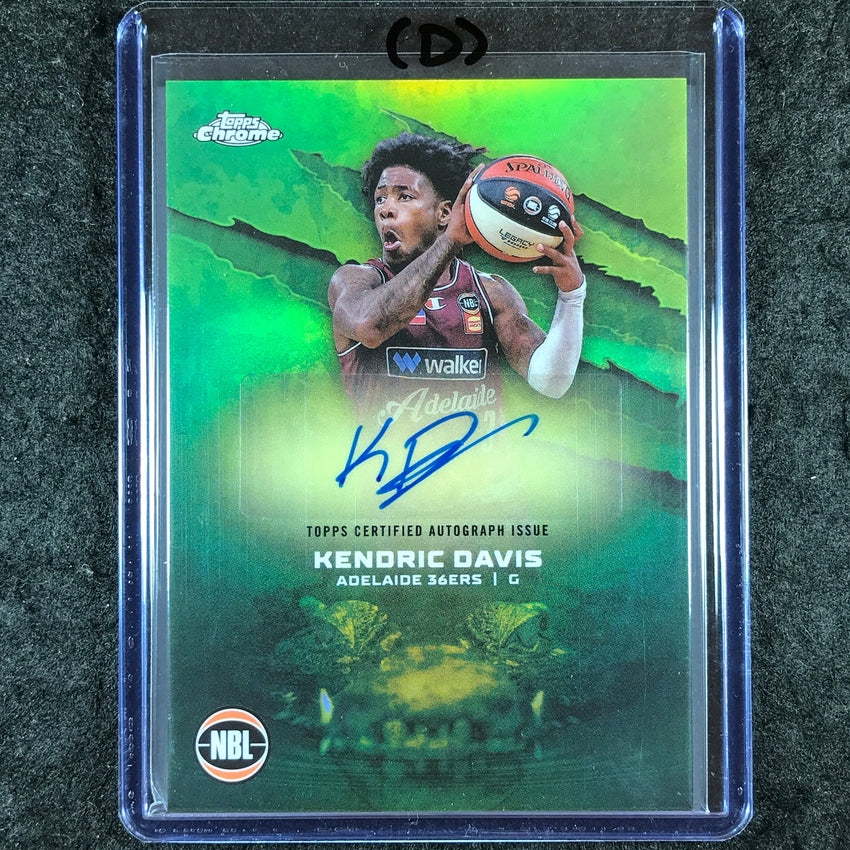 2024-25 Topps Chrome NBL KENDRIC DAVIS NBL Auto Refractor #KD (D)