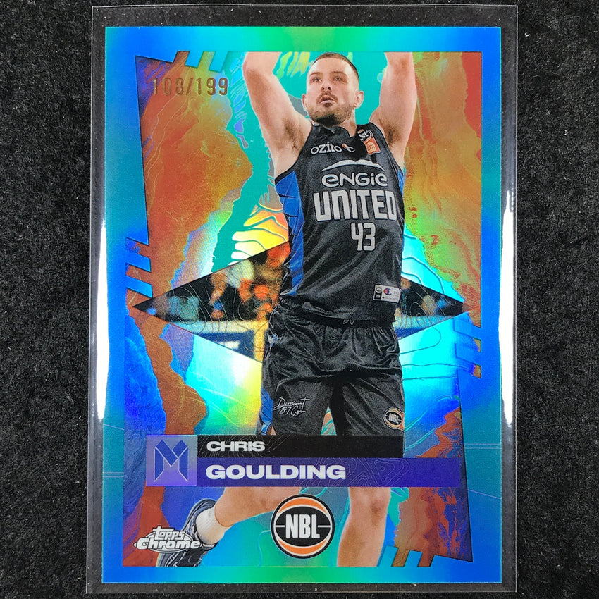 2024-25 Topps Chrome NBL CHRIS GOULDING Base Aqua /199 #41