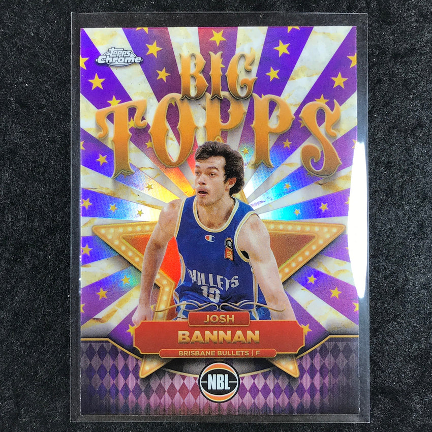 2024-25 Topps Chrome NBL JOSH BANNAN Big Topps Refractor #12