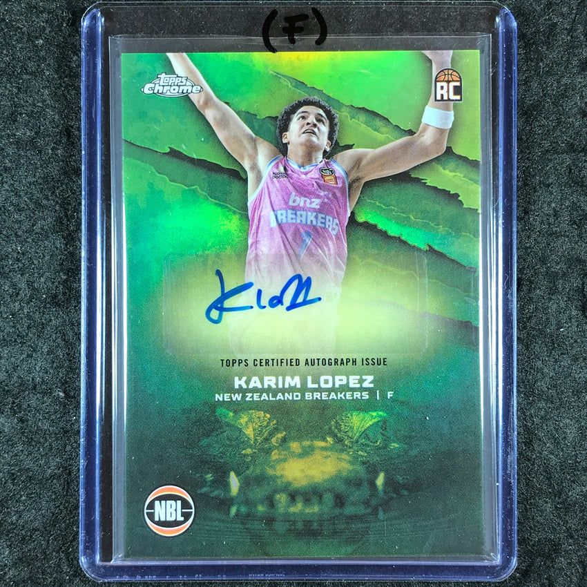 2024-25 Topps Chrome NBL KARIM LOPEZ NBL Rookie Auto Refractor #KL (F)