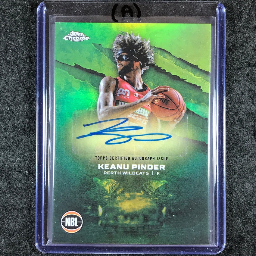 2024-25 Topps Chrome NBL KEANU PINDER NBL Auto Refractor #KP (A)