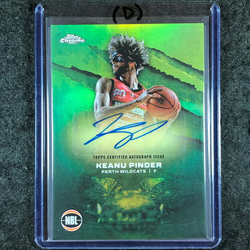 2024-25 Topps Chrome NBL KEANU PINDER NBL Auto Refractor #KP (D)