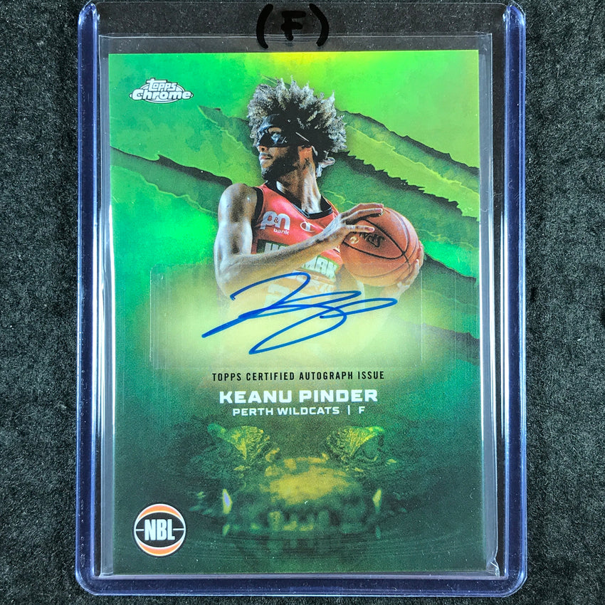 2024-25 Topps Chrome NBL KEANU PINDER NBL Auto Refractor #KP (F)