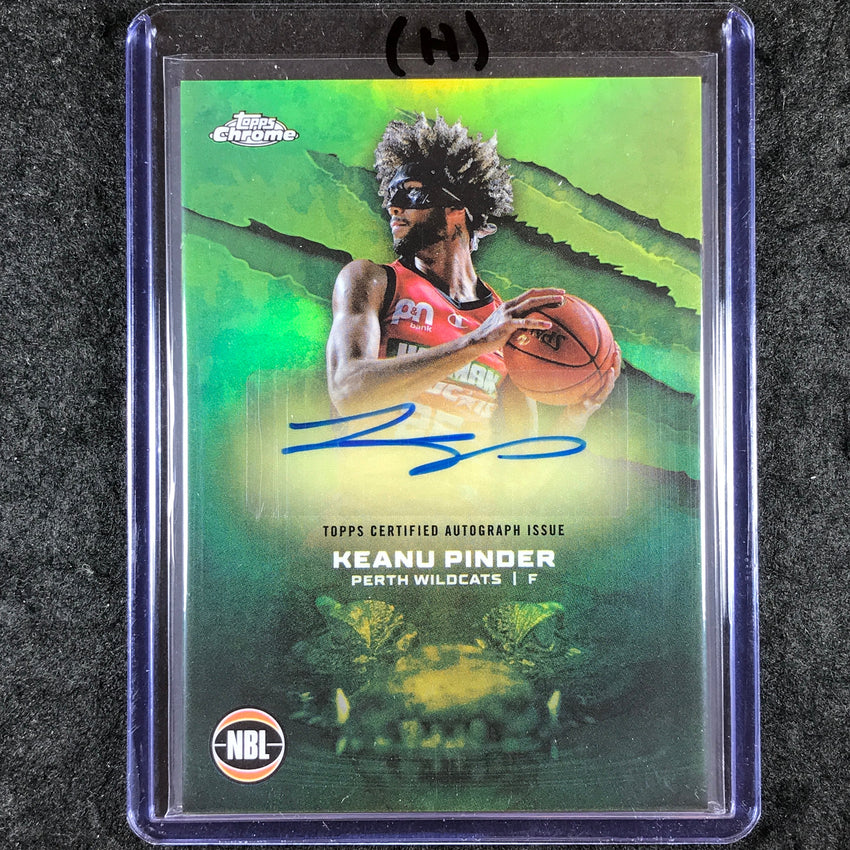 2024-25 Topps Chrome NBL KEANU PINDER NBL Auto Refractor #KP (H)