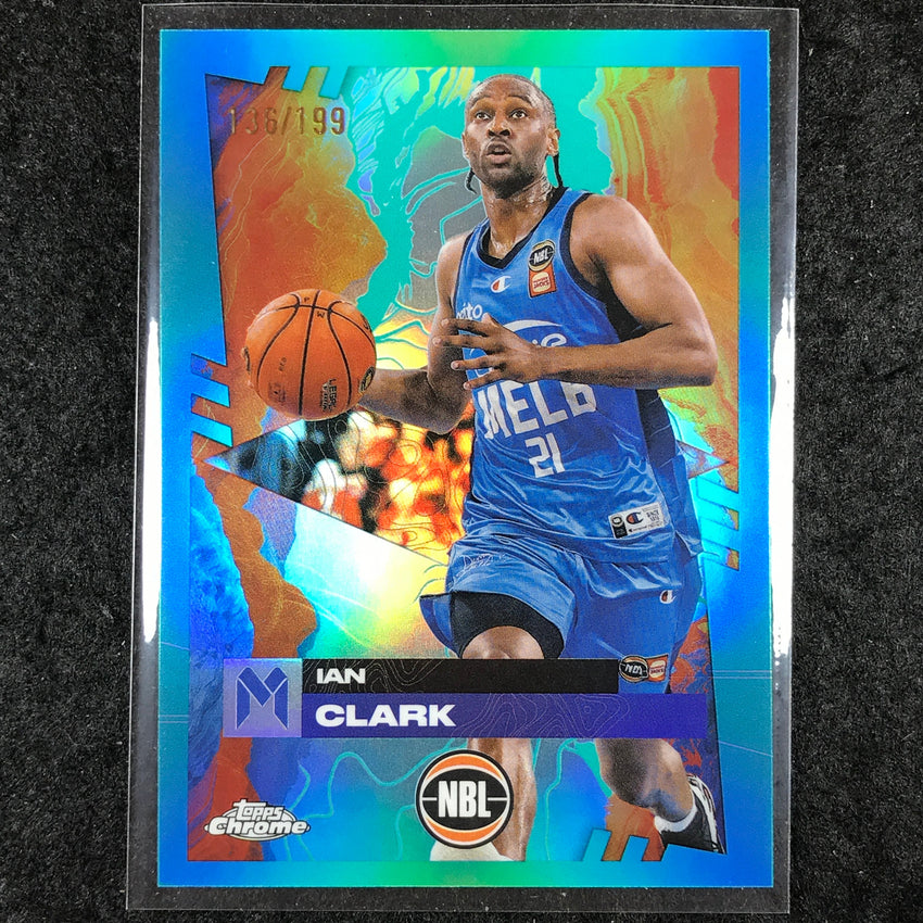 2024-25 Topps Chrome NBL IAN CLARK Base Aqua /199 #42