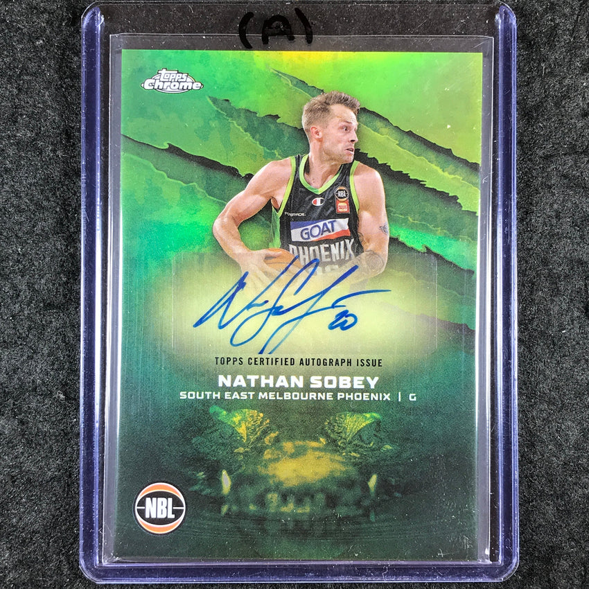 2024-25 Topps Chrome NBL NATHAN SOBEY NBL Auto Refractor #NS (A)