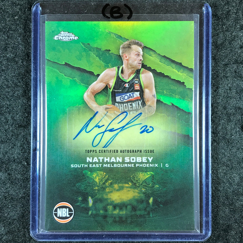 2024-25 Topps Chrome NBL NATHAN SOBEY NBL Auto Refractor #NS (B)