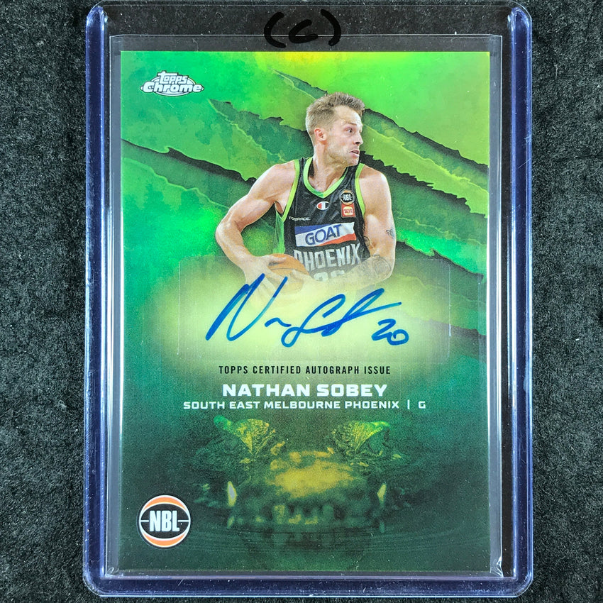 2024-25 Topps Chrome NBL NATHAN SOBEY NBL Auto Refractor #NS (C)