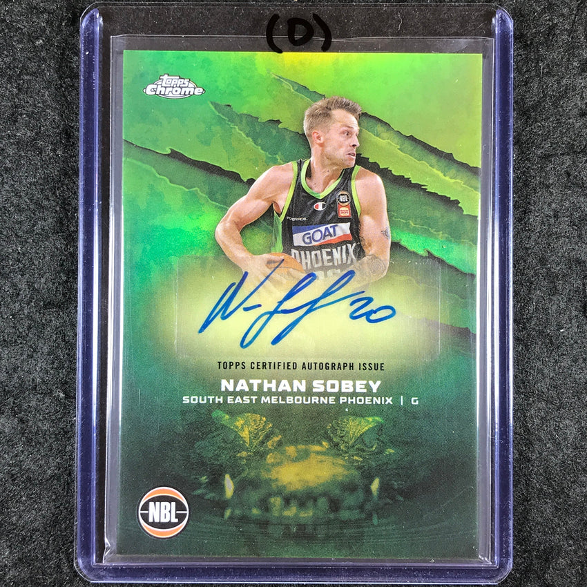 2024-25 Topps Chrome NBL NATHAN SOBEY NBL Auto Refractor #NS (D)