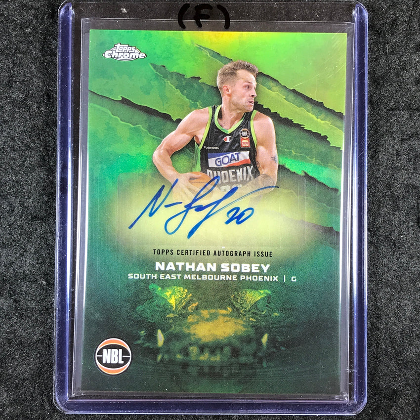 2024-25 Topps Chrome NBL NATHAN SOBEY NBL Auto Refractor #NS (F)