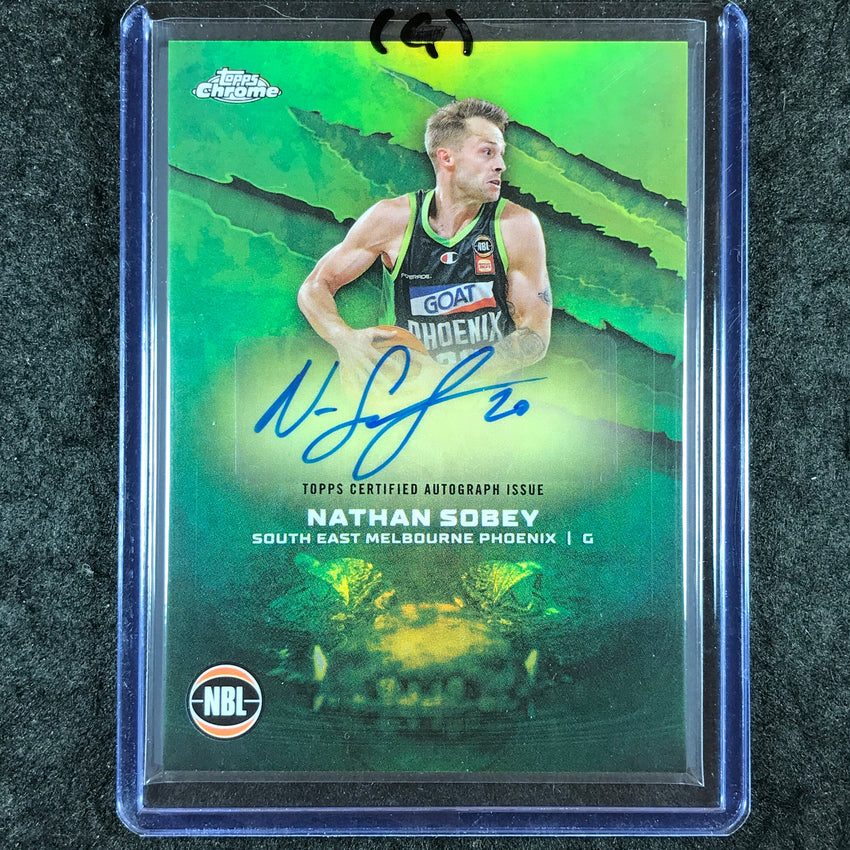 2024-25 Topps Chrome NBL NATHAN SOBEY NBL Auto Refractor #NS (G)