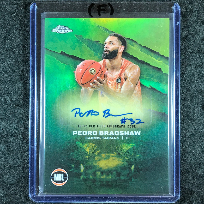 2024-25 Topps Chrome NBL PEDRO BRADSHAW NBL Auto Refractor #PB (F)