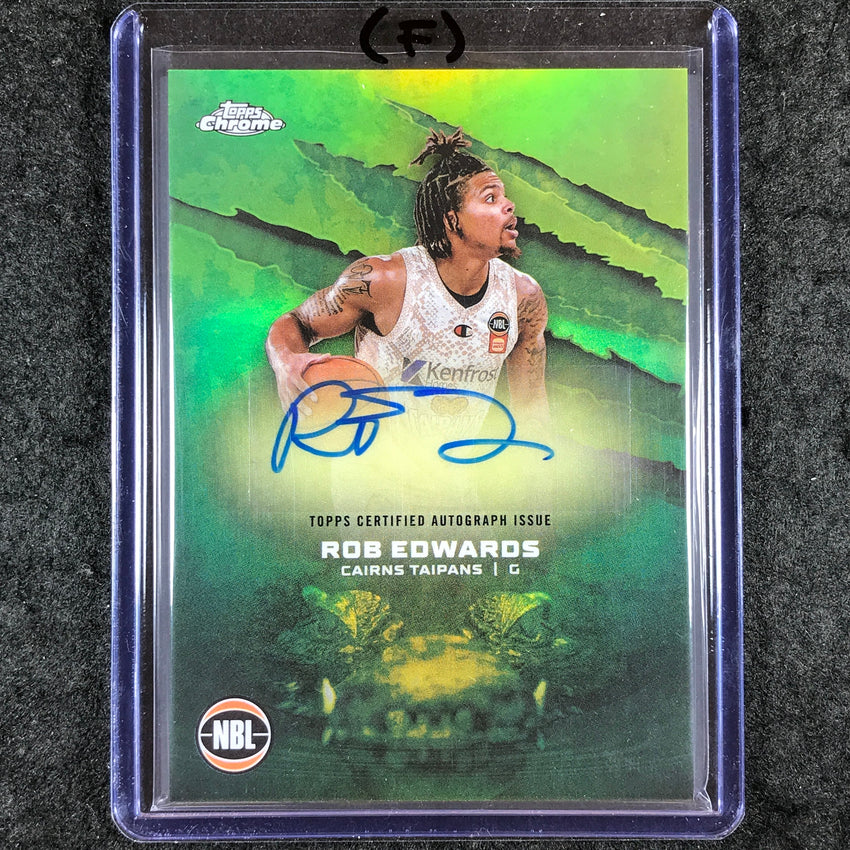 2024-25 Topps Chrome NBL ROB EDWARDS NBL Auto Refractor #RE (F)