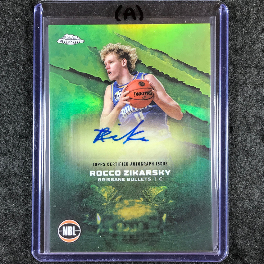 2024-25 Topps Chrome NBL ROCCO ZIKARSKY NBL Auto Refractor #RZ (A)