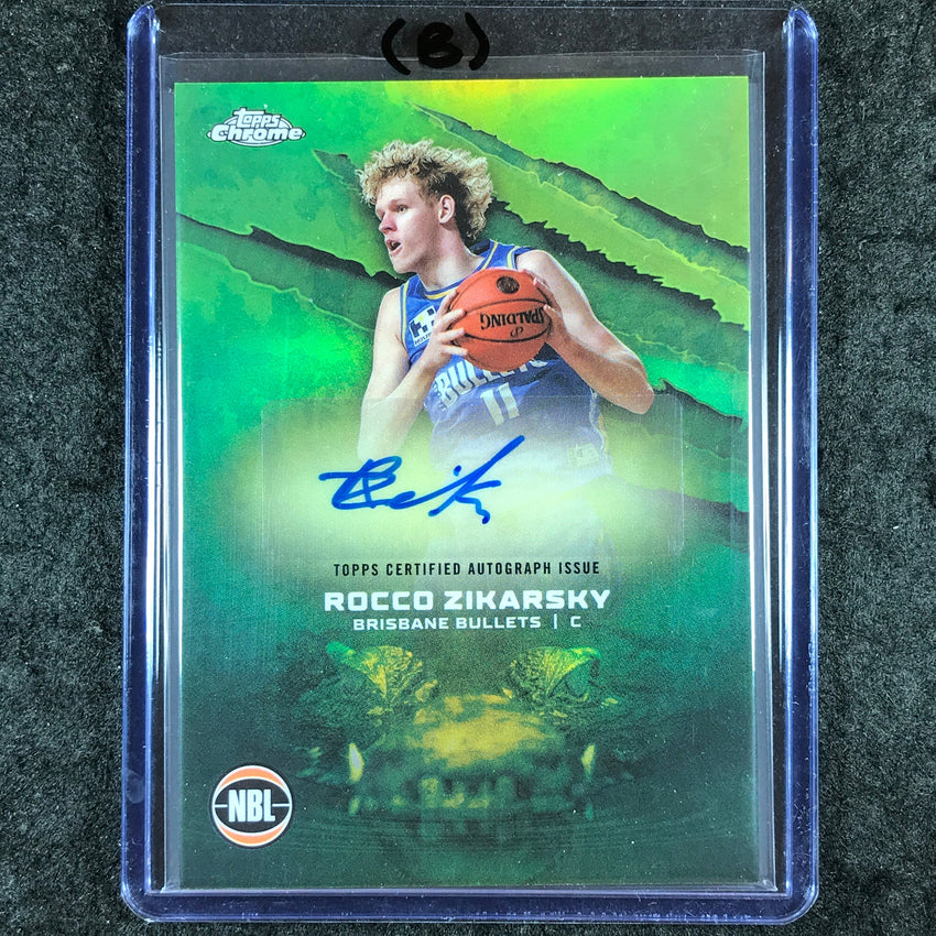 2024-25 Topps Chrome NBL ROCCO ZIKARSKY NBL Auto Refractor #RZ (B)