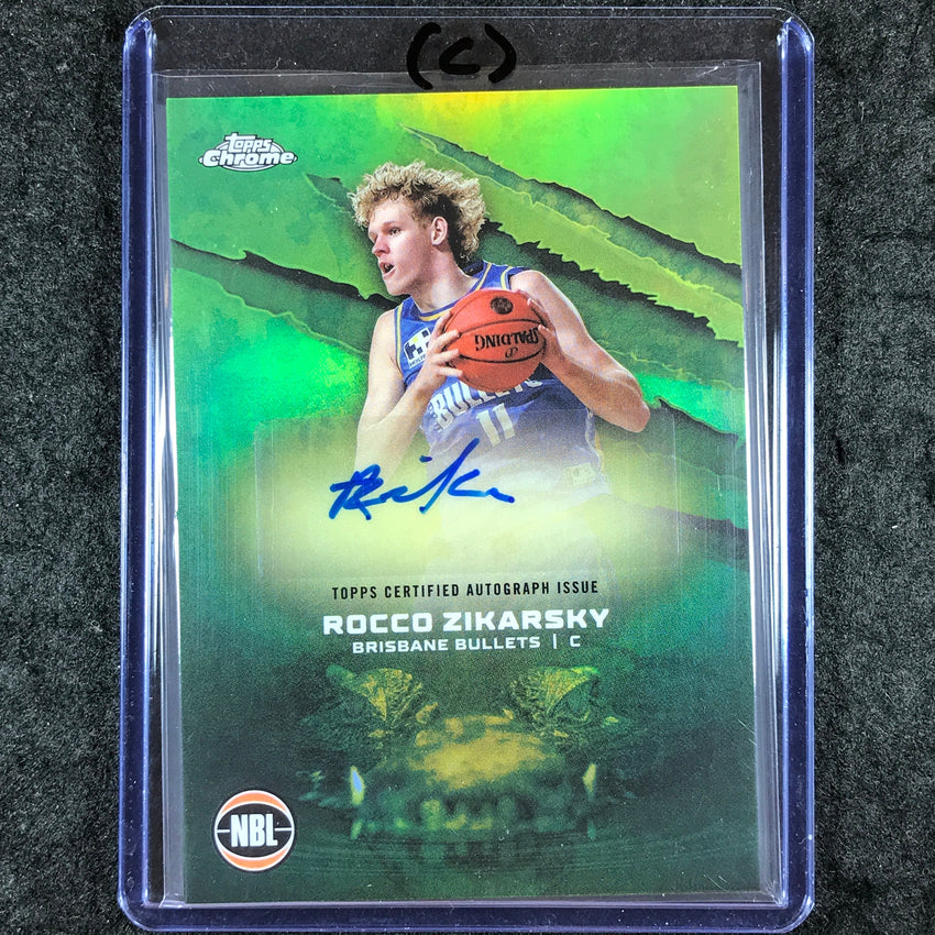 2024-25 Topps Chrome NBL ROCCO ZIKARSKY NBL Auto Refractor #RZ (C)