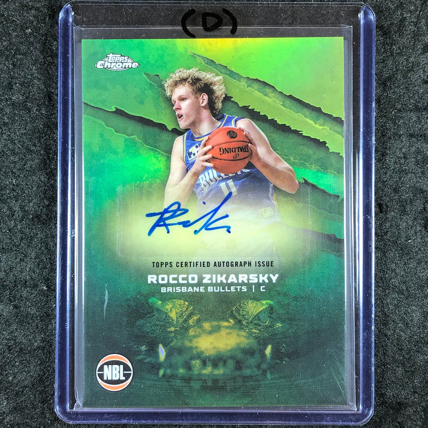 2024-25 Topps Chrome NBL ROCCO ZIKARSKY NBL Auto Refractor #RZ (D)