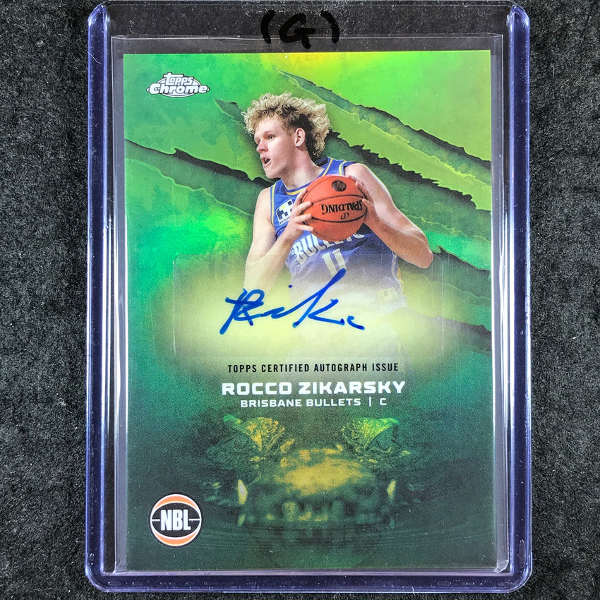 2024-25 Topps Chrome NBL ROCCO ZIKARSKY NBL Auto Refractor #RZ (G)
