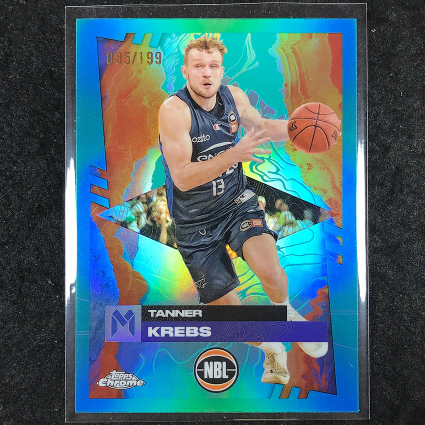 2024-25 Topps Chrome NBL TANNER KREBS Base Aqua /199 #47