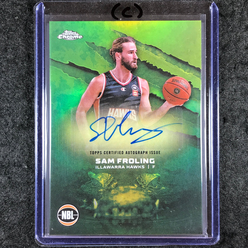 2024-25 Topps Chrome NBL SAM FROLING NBL Auto Refractor #SF (C)