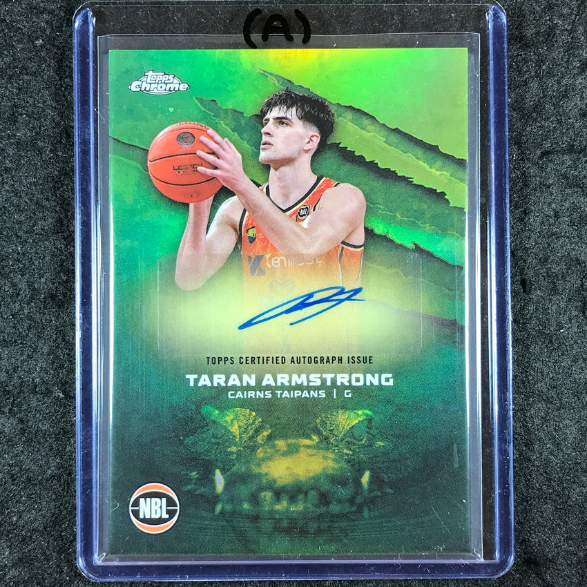 2024-25 Topps Chrome NBL TARAN ARMSTRONG NBL Auto Refractor #TA (A)