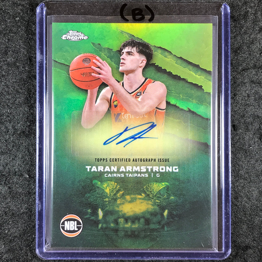 2024-25 Topps Chrome NBL TARAN ARMSTRONG NBL Auto Refractor #TA (B)