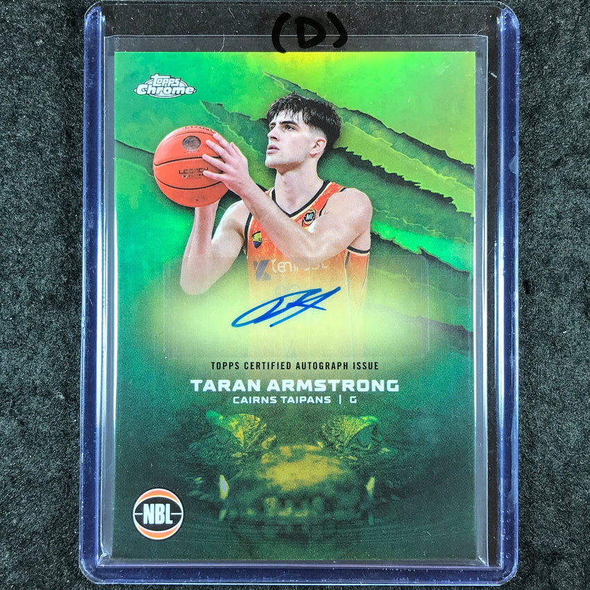 2024-25 Topps Chrome NBL TARAN ARMSTRONG NBL Auto Refractor #TA (D)