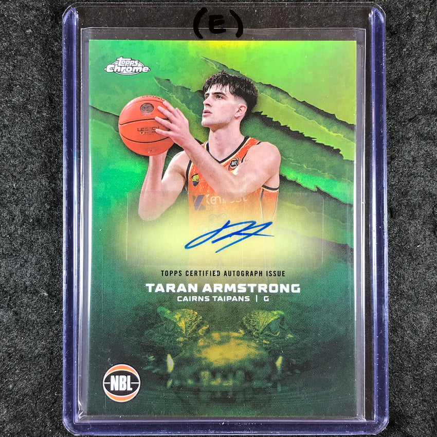 2024-25 Topps Chrome NBL TARAN ARMSTRONG NBL Auto Refractor #TA (E)