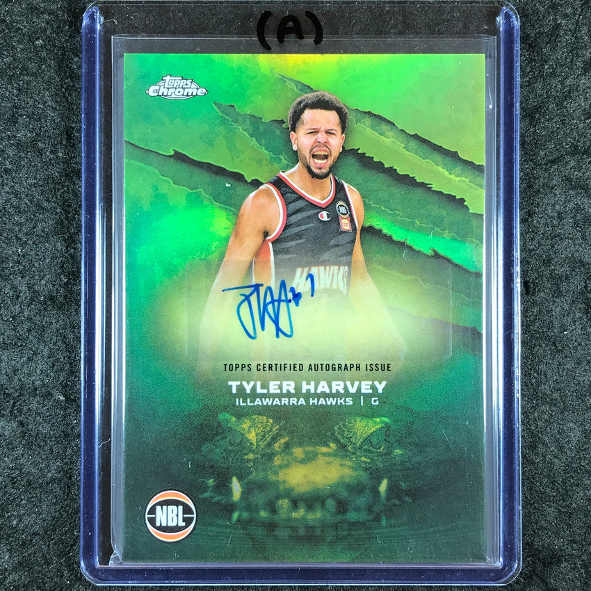 2024-25 Topps Chrome NBL TYLER HARVEY NBL Auto Refractor #TH (A)
