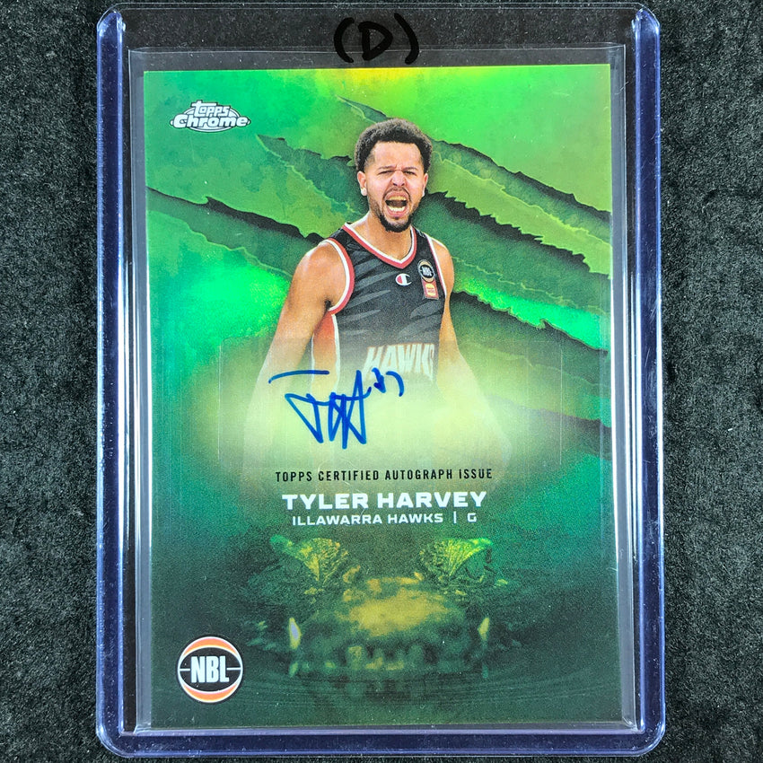 2024-25 Topps Chrome NBL TYLER HARVEY NBL Auto Refractor #TH (D)