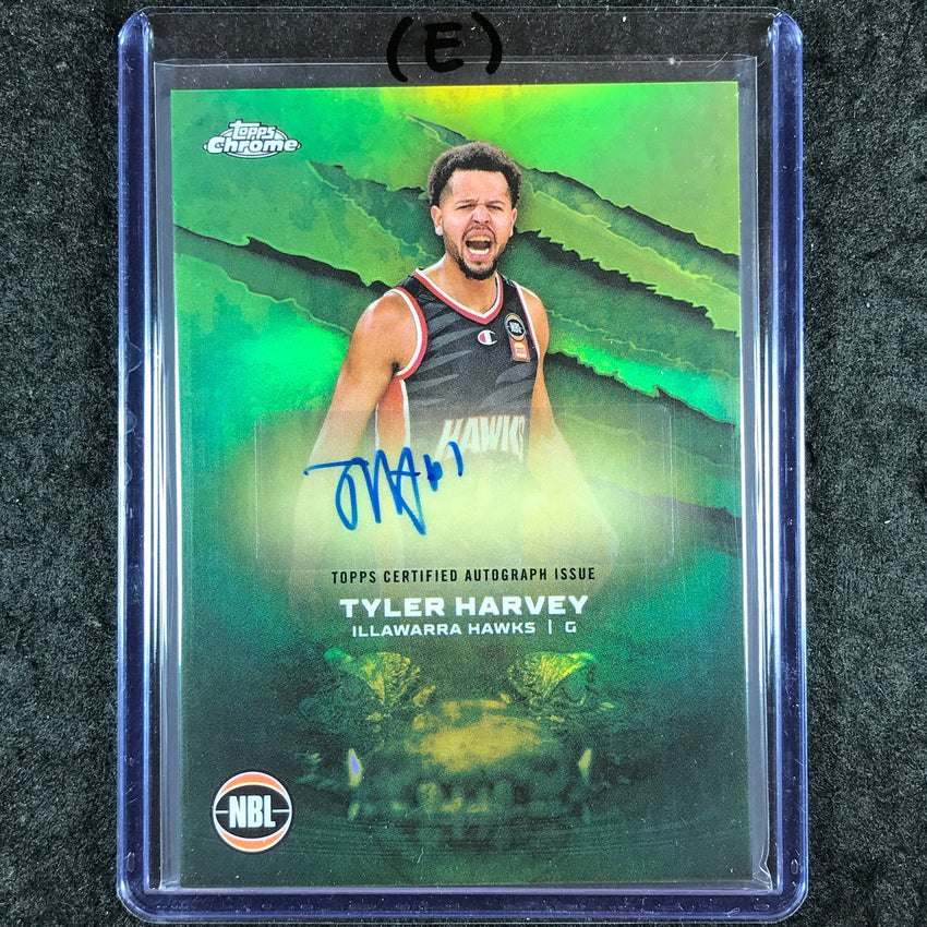2024-25 Topps Chrome NBL TYLER HARVEY NBL Auto Refractor #TH (E)