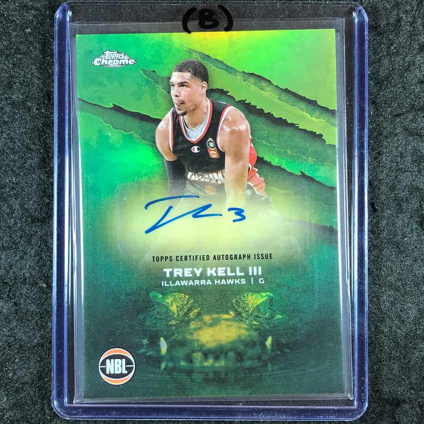 2024-25 Topps Chrome NBL TREY KELL III NBL Auto Refractor #TK (B)