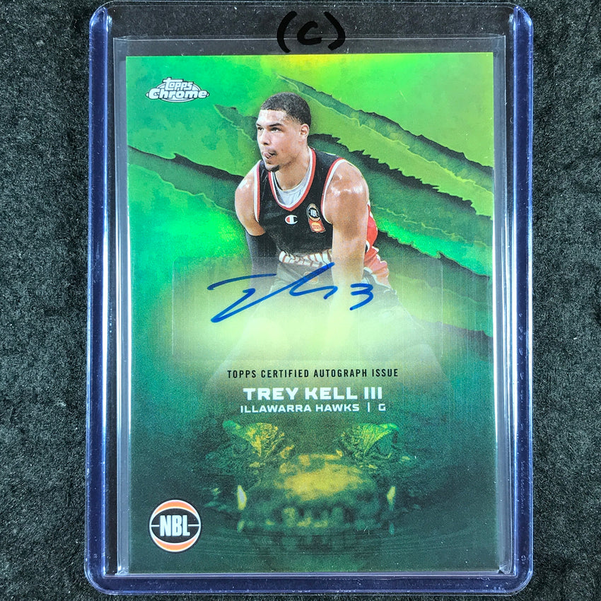 2024-25 Topps Chrome NBL TREY KELL III NBL Auto Refractor #TK (C)