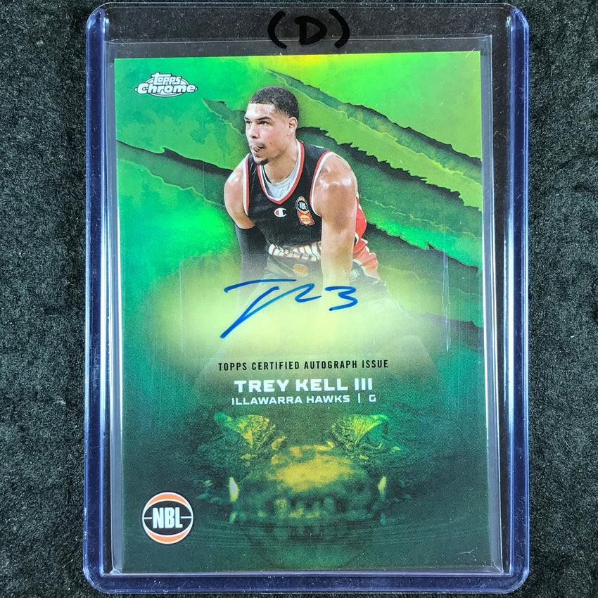 2024-25 Topps Chrome NBL TREY KELL III NBL Auto Refractor #TK (D)