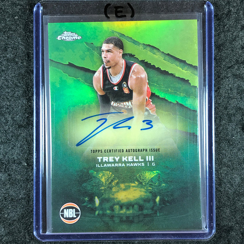 2024-25 Topps Chrome NBL TREY KELL III NBL Auto Refractor #TK (E)