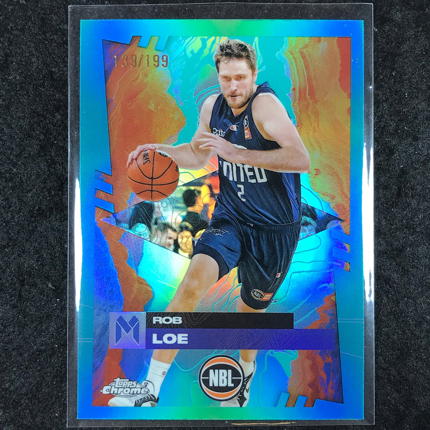 2024-25 Topps Chrome NBL ROB LOE Base Aqua /199 #49