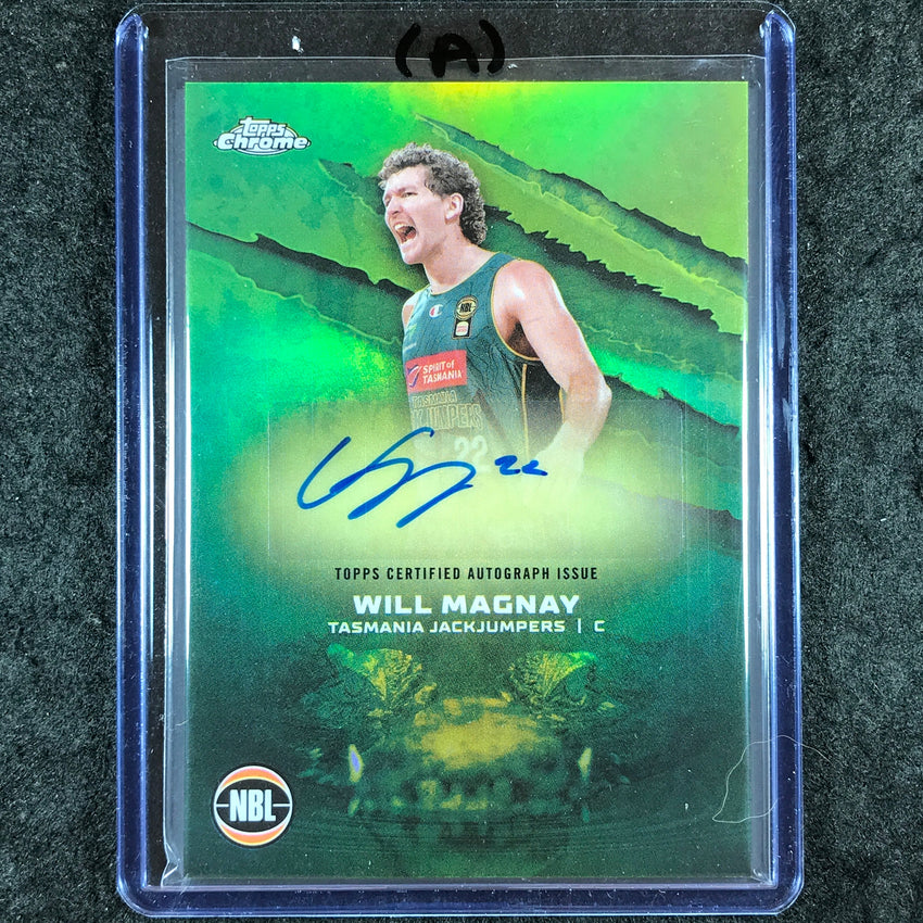 2024-25 Topps Chrome NBL WILL MAGNAY NBL Auto Refractor #WM (A)