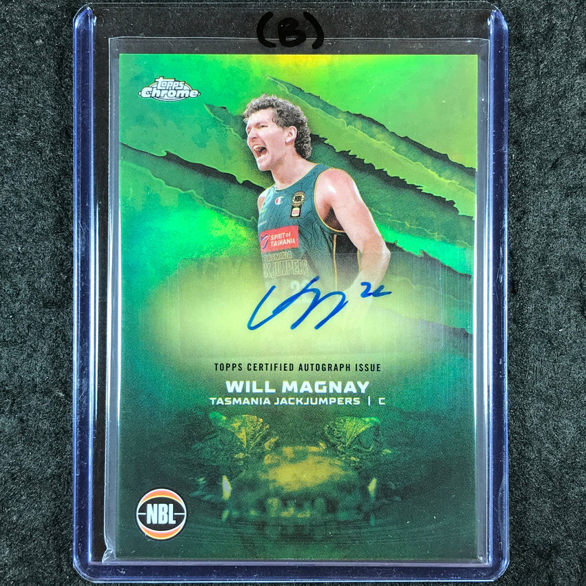 2024-25 Topps Chrome NBL WILL MAGNAY NBL Auto Refractor #WM (B)