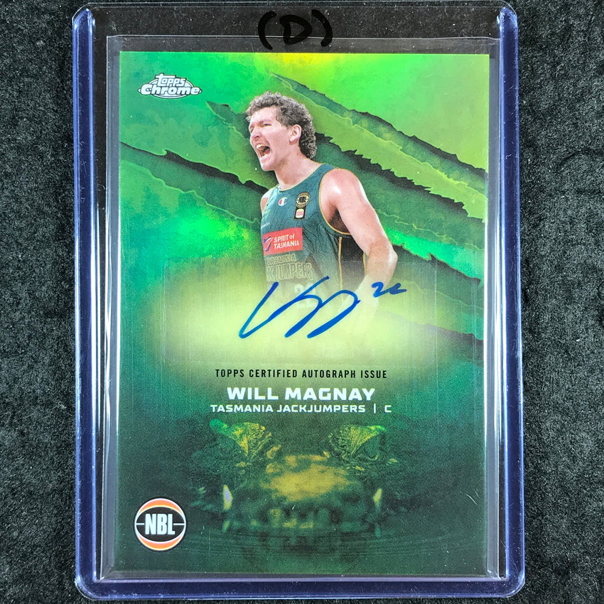 2024-25 Topps Chrome NBL WILL MAGNAY NBL Auto Refractor #WM (D)