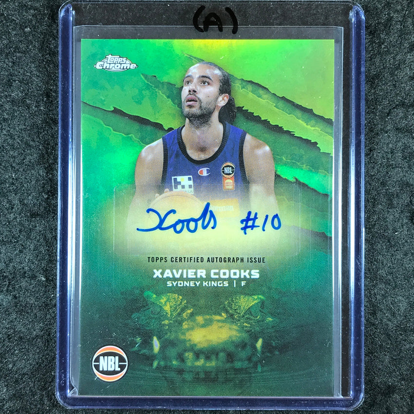 2024-25 Topps Chrome NBL XAVIER COOKS NBL Auto Refractor #XC (A)