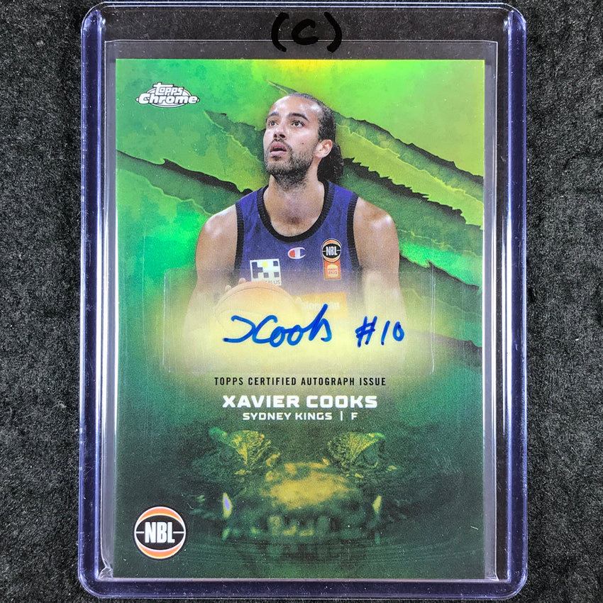 2024-25 Topps Chrome NBL XAVIER COOKS NBL Auto Refractor #XC (C)