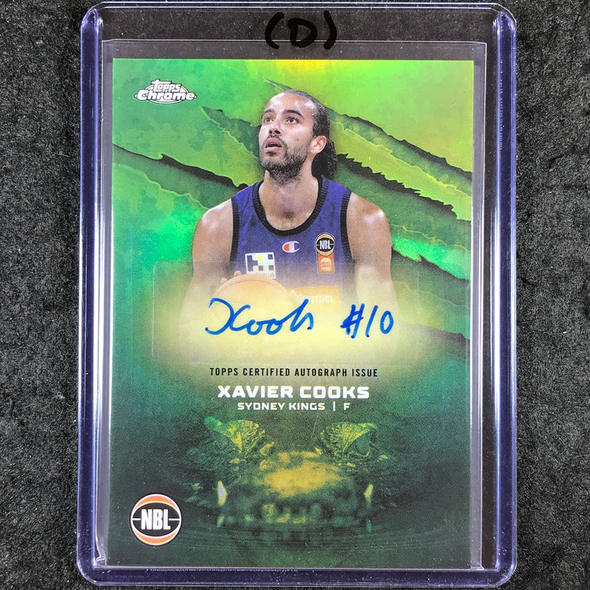 2024-25 Topps Chrome NBL XAVIER COOKS NBL Auto Refractor #XC (D)