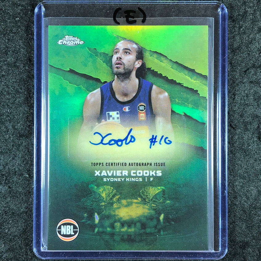 2024-25 Topps Chrome NBL XAVIER COOKS NBL Auto Refractor #XC (E)